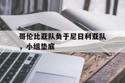 乐鱼真人-哥伦比亚队负于尼日利亚队，小组垫底